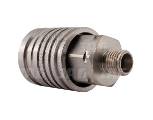 JAG95-0015 Szybkozłącze hydrauliczne grzybkowe-gniazdo z gwintem zewnętrznym, DN12,5, M14X1,5, ISO7241-A