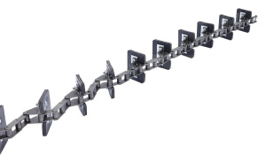 JAG04-0077 Przenośnik łańcuchowy kompletny (łopatki skręcane) JAG, CLAAS 0006543180 0007741430