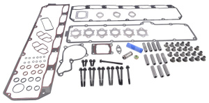 JAG99-1415 Zestaw uszczelek silnika-góra+ śruby, JOHN DEERE DZ124661 RE528402