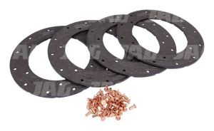 131787A1 Zestaw okładzin hamulcowych (4szt + nity), CASE IH 131787A1