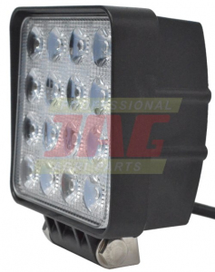 JAG96-0008 Lampa robocza LED, 48W, 10-30V, 16 EPISTAR LEDx3W, SPOT