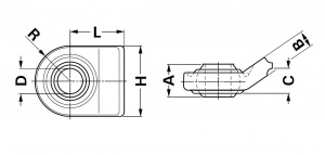 1201505 Przegub kulowy Walterscheid
