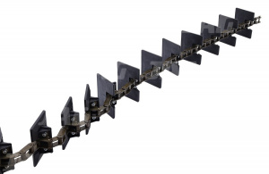 JAG04-0517 Przenośnik łańcuchowy kompletny (łopatki plastikowe) JAG, CLAAS 0006012160 0007572200