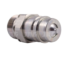 JAG95-0072 Szybkozłącze hydrauliczne grzybkowe-wtyczka z gwintem zewnętrznym, DN12,5, M26X1,5, 18L, ISO7241-A