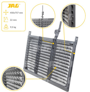 84983048 Sito żaluzjowe wstępne, lamela-22mm Premium, CNH 84983048 84442356