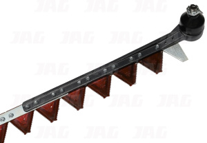 JAG01-0166 Kosa CLAAS 7,50m/25ft 2-bagn. segmentowa /RADURA sections/ skręcana JAG PREMIUM, CLAAS 0006308910 0006702482