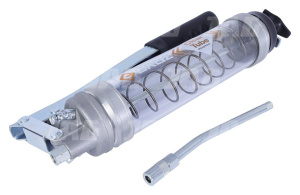 JAG90-0114 Smarownica ręczna z przezroczystą obudową 400g, gwint M10x1 GROZ