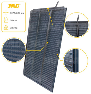 JAG05-0046 Sito żaluzjowe ocynk dolne, lamela-10mm JAG PREMIUM, CLAAS 0007360612