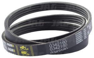 0342160 Pas wielorowkowy GATES AGRI, AGCO 3787792M1 CNH 47801625