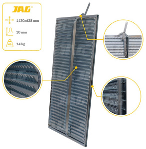 JAG05-0062 Sito żaluzjowe ocynkowane dolne, lamela-10mm JAG PREMIUM