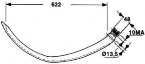 JAG51-0002 Iglica stalowa JAG PREMIUM