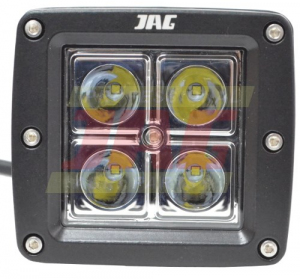 JAG96-0021 Lampa robocza LED, 16W, 10-30V, 4 CREE LEDx4W, SPOT, Kwadratowa