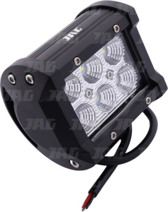 JAG96-0036 Lampa robocza LED, 18W, 10-30V, 6 CREE LEDx3W, FLOOD, Listwa podwójna JAG