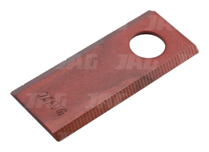 JAG82-0284 Nożyk kosiarki rotacyjnej JAG, DEUTZ FAHR 06561542 FAMAROL 5036/01-045/0