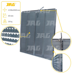 JAG05-0180 Sito żaluzjowe ocynkowane dolne, lamela-10mm JAG PREMIUM, CLAAS 0007251401