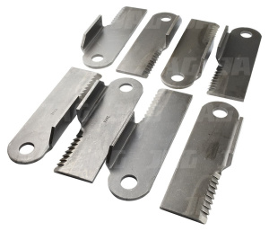 JAG21-0107 Zestaw noży do sieczkarni 4L+ 4P, JOHN DEERE KXE10363 AH225937