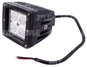JAG96-0020 Lampa robocza LED, 16W, 10-30V, 4 CREE LEDx4W, FLOOD, Kwadratowa JAG