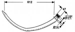 JAG51-0014 Iglica Mc CORMICK 425D,435D