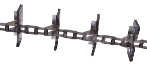 JAG04-0390 Przenośnik łańcuchowy kompletny (łopatki nitowane) JAG, CLAAS 0006726722