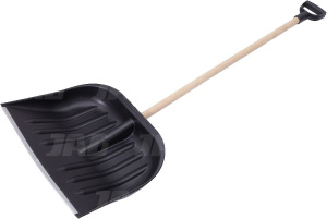 Łopata do śniegu czarna