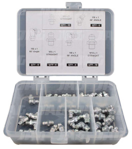 JAG90-0040 Zestaw smarowniczek metrycznych 44 szt GROZ