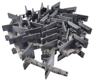 JAG08-0798 Przenośnik łańcuchowy kompletny (łopatki plastikowe) JAG, CLAAS 0005556281 0006012040