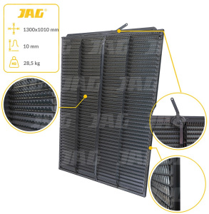 JAG05-0043 Sito żaluzjowe ocynkowane dolne, lamela-10mm