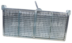 JAG25-0013 Sito żaluzjowe ocynkowane końcowe, lamela-22mm