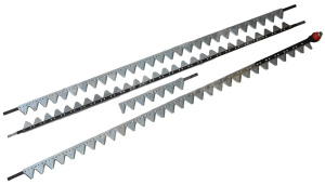 JAG01-0166 Kosa CLAAS 7,50m/25ft segmentowa /RADURA 11TPI sections/ RASSPE Germany, CLAAS 0006702482 0006308910