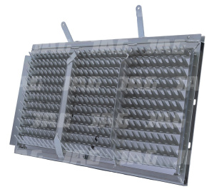 06543742 Sito żaluzjowe ocynkowane końcowe DF, lamela-22mm, DEUTZ FAHR 06543742