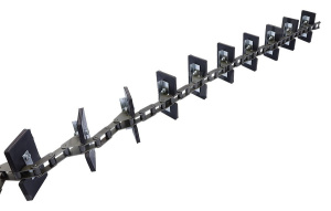 JAG04-0080 Przenośnik łańcuchowy kompletny (łopatki skręcane) JAG, CLAAS 0006788540 0006788542