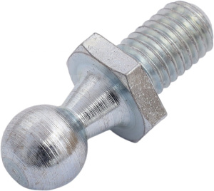 JAG99-1266 Sworzeń kulowy siłownika gazowego M8x1.25/13mm, kula:10mm.