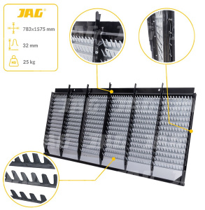84432132 Sito żaluzjowe górne, lamela-32mm, NEW HOLLAND 84432132