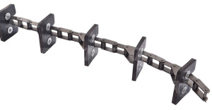 JAG04-0039 Przenośnik łańcuchowy kompletny (łopatki nitowane) JAG, CLAAS 0006017230 0006186000