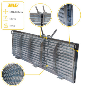 80460079 Sito żaluzjowe ocynkowane końcowe, lamela-22mm JAG PREMIUM