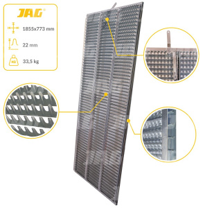 JAG05-0478 Sito żaluzjowe ocynkowane górne, lamela-22mm JAG PREMIUM, CLAAS 0018080010 0007564640
