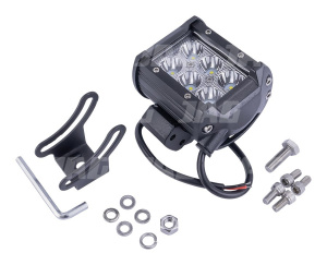 JAG96-0037 Lampa robocza LED, 18W, 10-30V, 6 CREE LEDx3W, SPOT, Listwa podwójna JAG