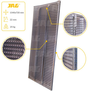0.015.5774.4 Sito żaluzjowe ocynkowane górne lamela-22mm JAG PREMIUM, DEUTZ FAHR 0.015.5774.4 001557744