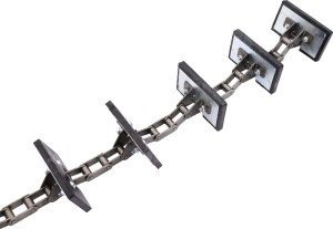 JAG44-0162 Przenośnik łańcuchowy kompletny (łopatki skręcane) JAG, CNH 84017638