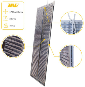 JAG05-0155 Sito żaluzjowe ocynkowane górne, lamela 22mm JAG PREMIUM, CLAAS 0006460970 0006001151