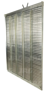 AZ23542 Sito żaluzjowe ocynkowane dolne, lamela-10mm