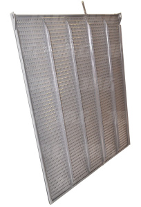 JAG25-0032 Sito żaluzjowe dolne, lamela-10mm, JOHN DEERE AZ22799 AZ46423