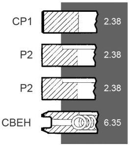 41158118 Pierścienie tłokowe A4.318