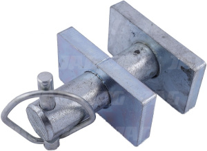 Sworzeń wieszaka podnośnika 22,5x88mm + 2x płytka + zawleczka