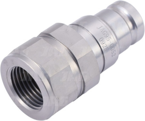 JAG95-0052 Szybkozłącze hydrauliczne flat face (suchoodcinające)-wtyczka, DN10, 1/2