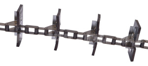 JAG04-0390 Przenośnik łańcuchowy kompletny (łopatki nitowane) JAG, CLAAS 0006726722