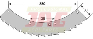 JAG87-0001 Nóż tnący Premium line