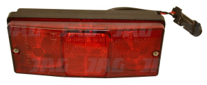 02.750.000.01 Lampa tylna czerwona COBO