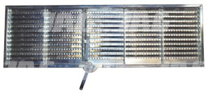 80460079 Sito żaluzjowe ocynkowane końcowe, lamela-22mm
