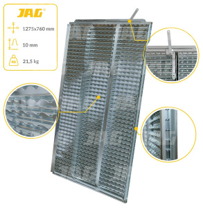 JAG05-0513 Sito żaluzjowe ocynkowane dolne, lamela-TM6 JAG PREMIUM, CLAAS 0005549010